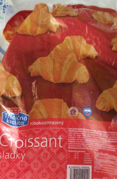Fotografie - Croissant sladký Coop
