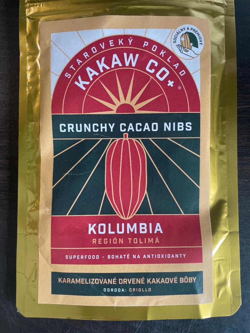 Fotografie - Crunchy Cacao Nibs Kolumbia Tolima Kakaw Co+