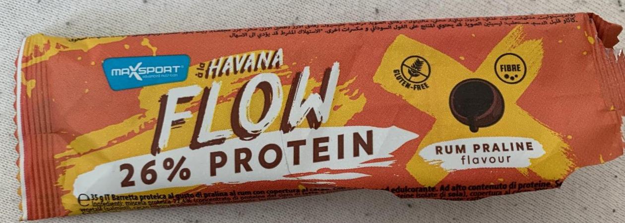 Fotografie - Havana Flow 26% protein Rum praline MaxSport
