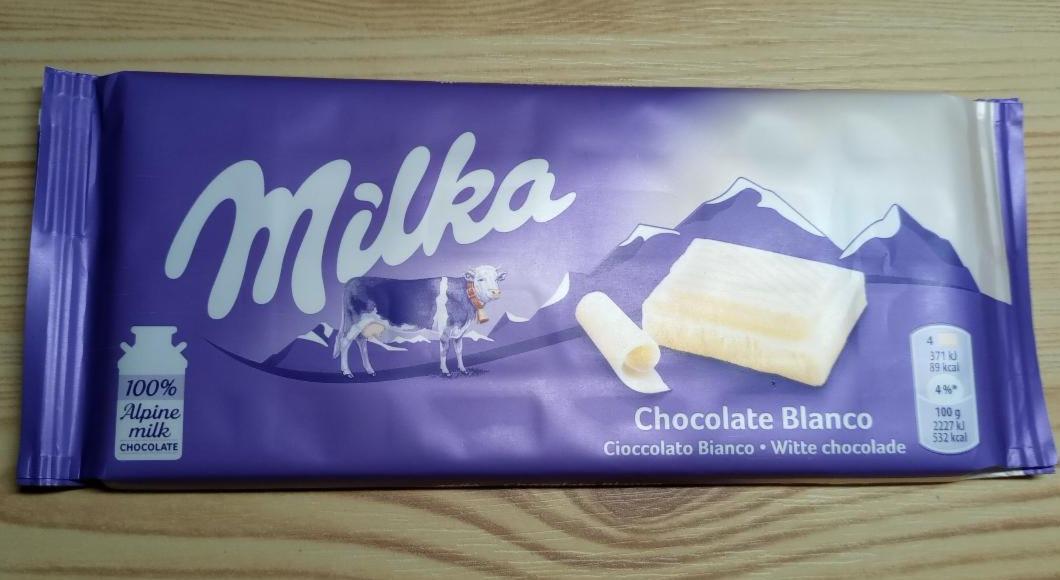 Fotografie - Milka čokoláda biela