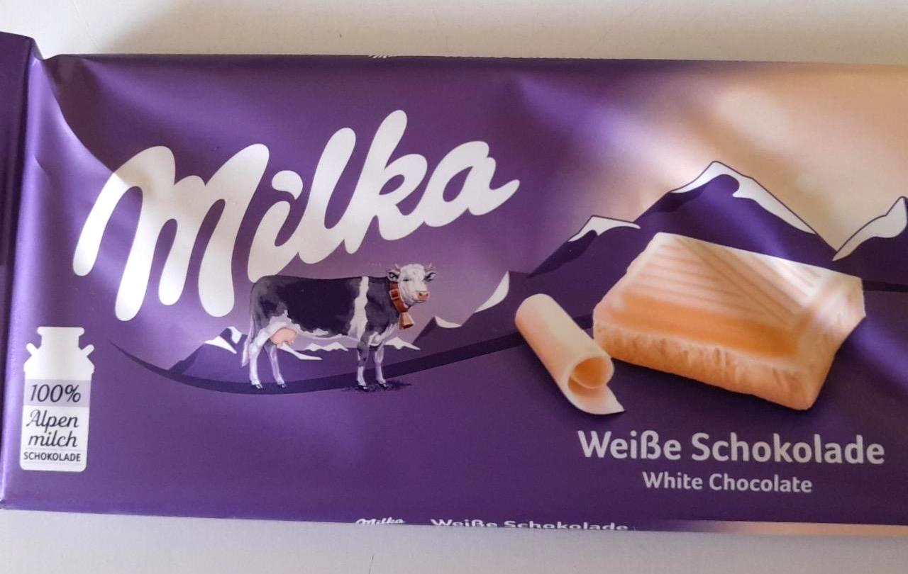 Fotografie - White chocolate Milka