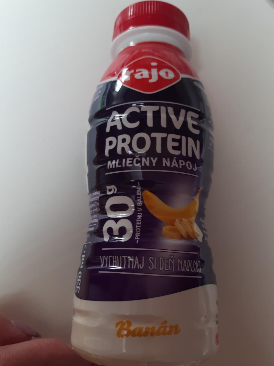 Fotografie - Active Protein Mliečny nápoj banán Rajo