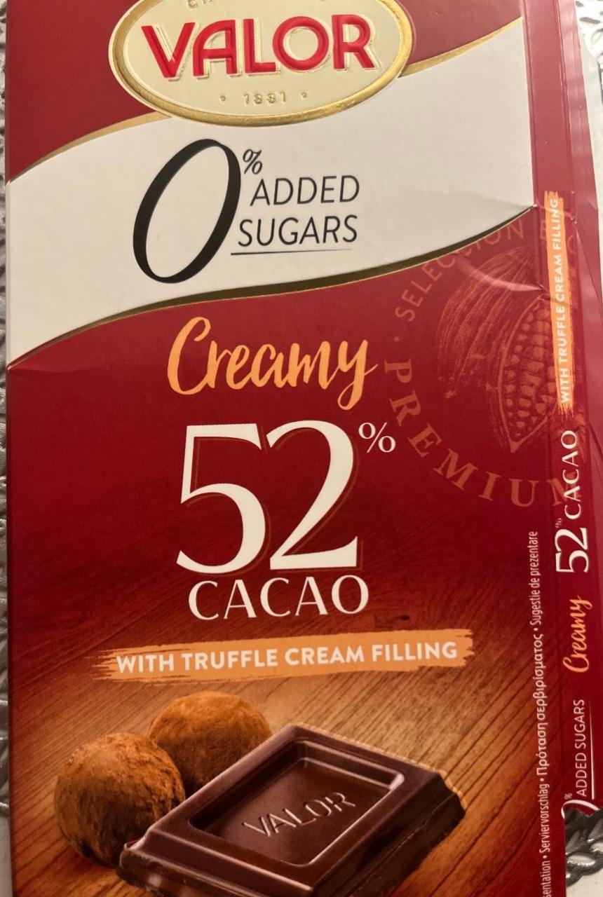 Fotografie - Creamy 52% Cacao Valor