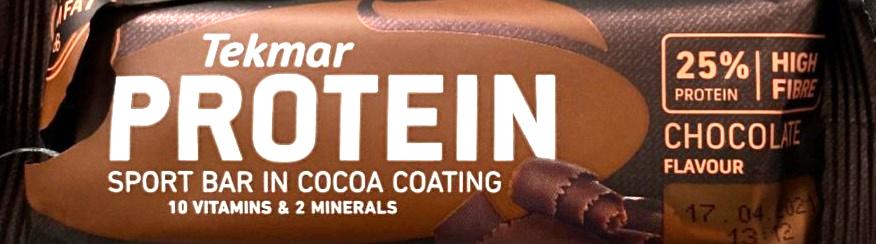 Fotografie - PROTEIN sport bar in cocoa coating Tekmar