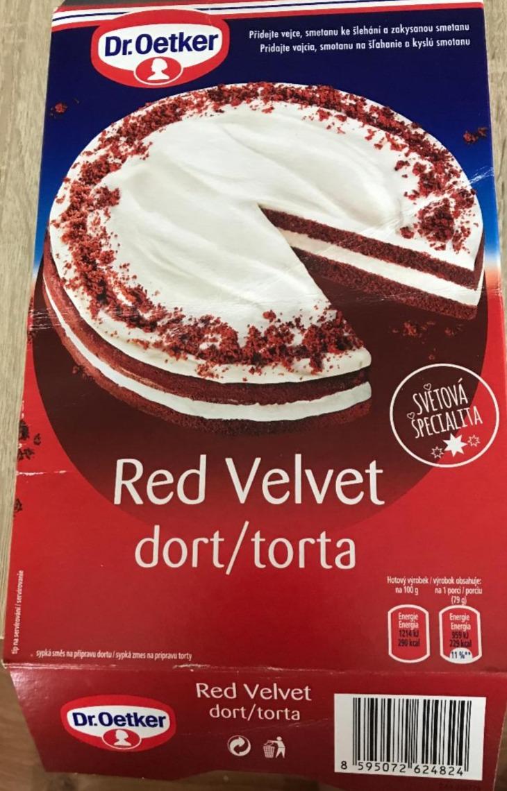 Fotografie - Dort Red Velvet hotový Dr. Oetker