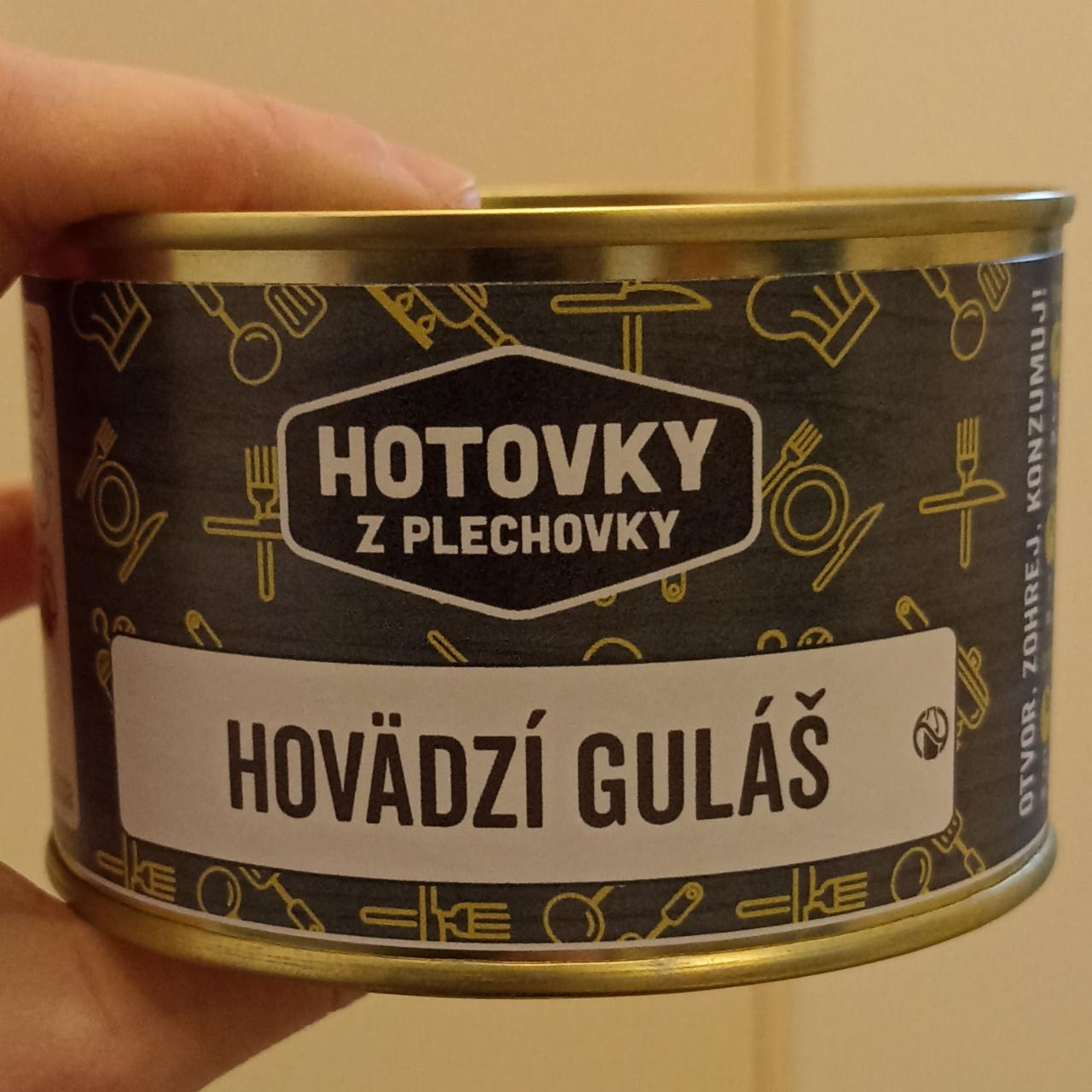 Fotografie - Hovädzí guláš Hotovky z plechovky