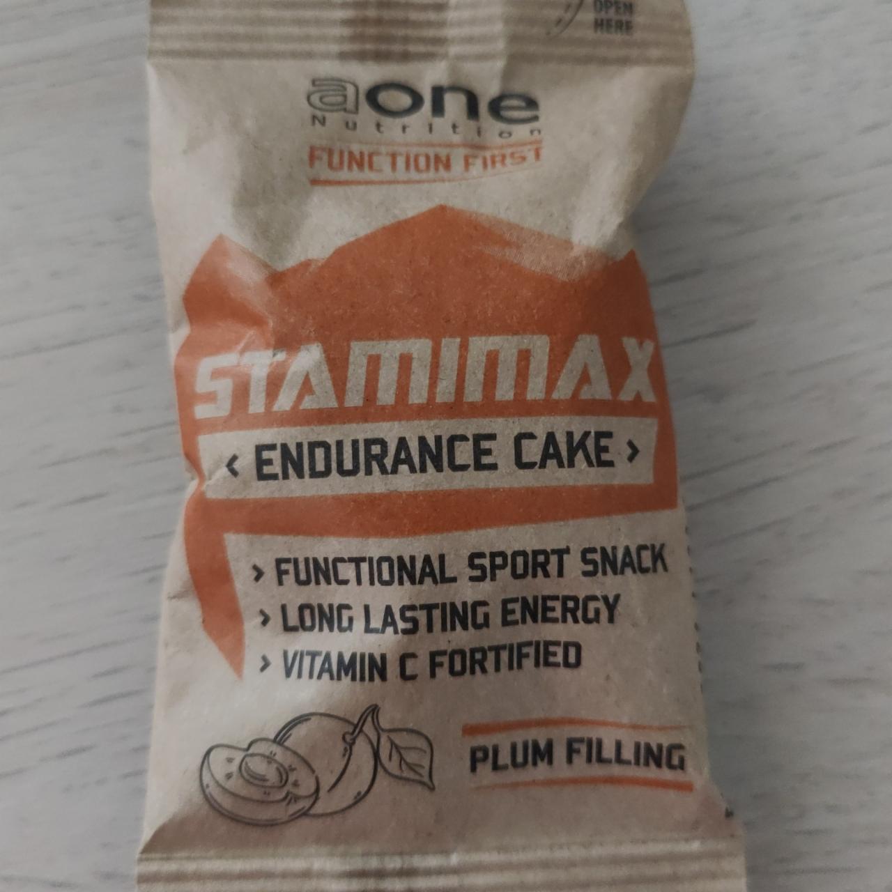 Fotografie - Stamimax Endurance Cake Plum filling Aone