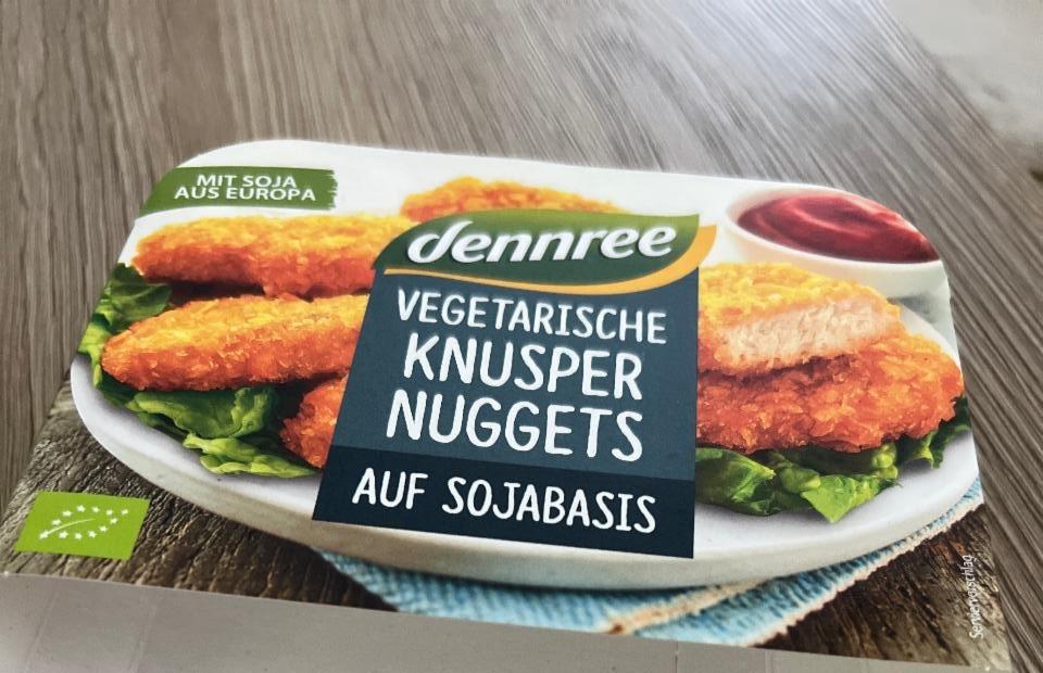 Fotografie - Vegetarische Knusper Nuggets auf sojabasis Dennree