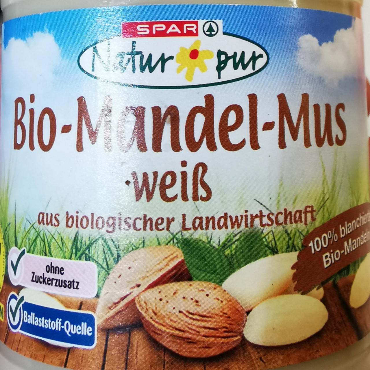 Fotografie - Bio-Mandel-Mus weiss Spar Natur pur