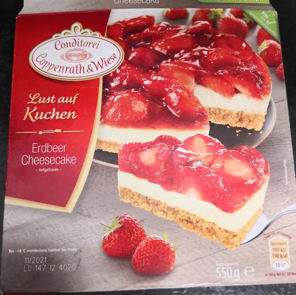 Fotografie - Erdbeer Cheesecake Merkur 