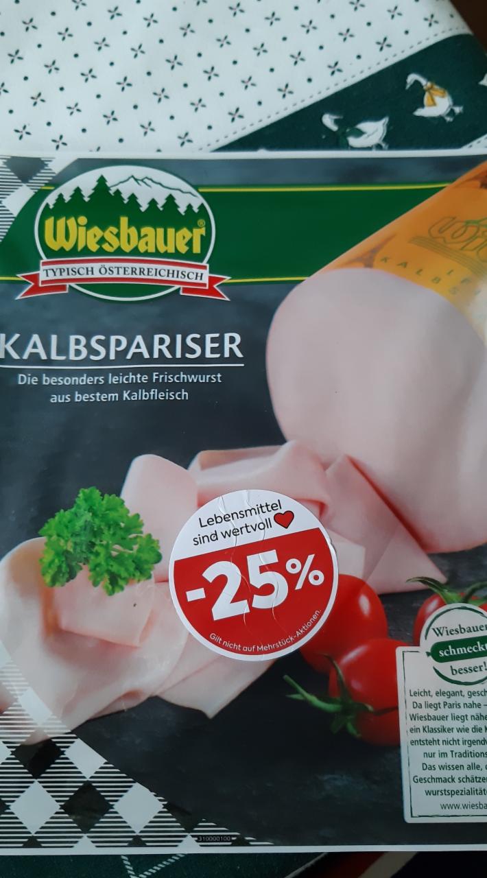 Fotografie - Kalbspariser Wiesbauer