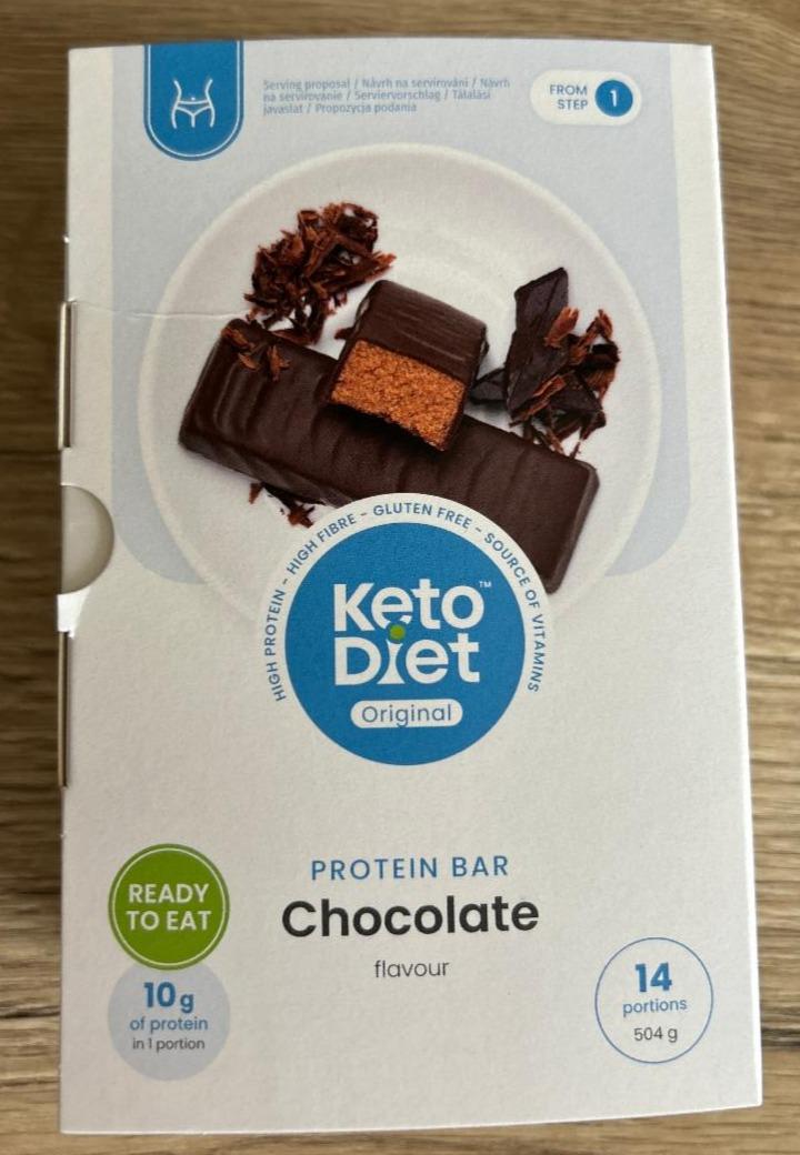 Fotografie - Protein bar Chocolate flavour KetoDiet Original