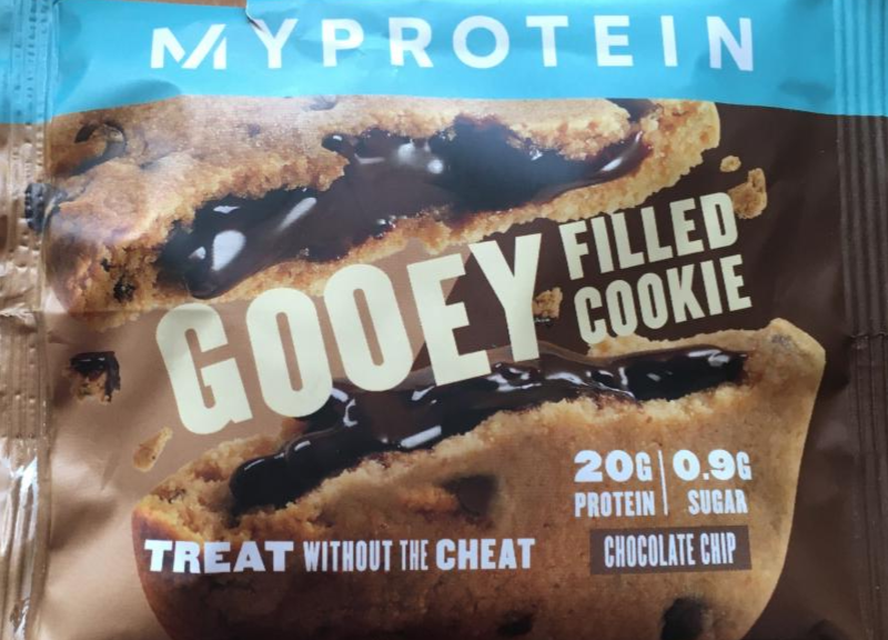 Fotografie - myprotein gooey filled cookie chocolate chip