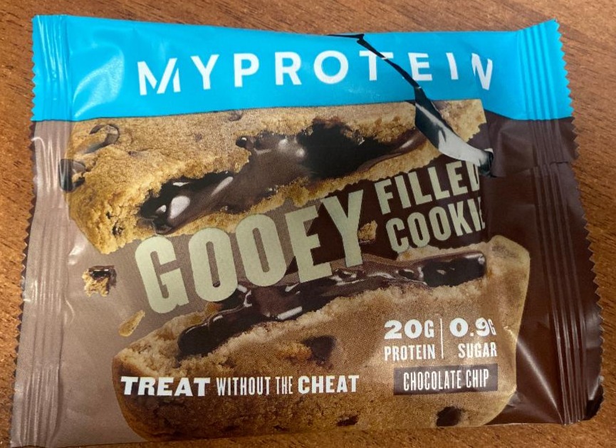 Fotografie - myprotein gooey filled cookie chocolate chip