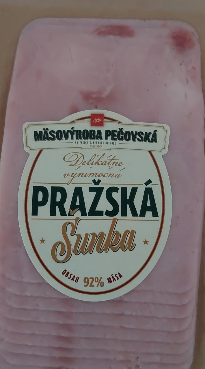 Fotografie - Pražská šunka 92% Mäsovýroba Pečovská