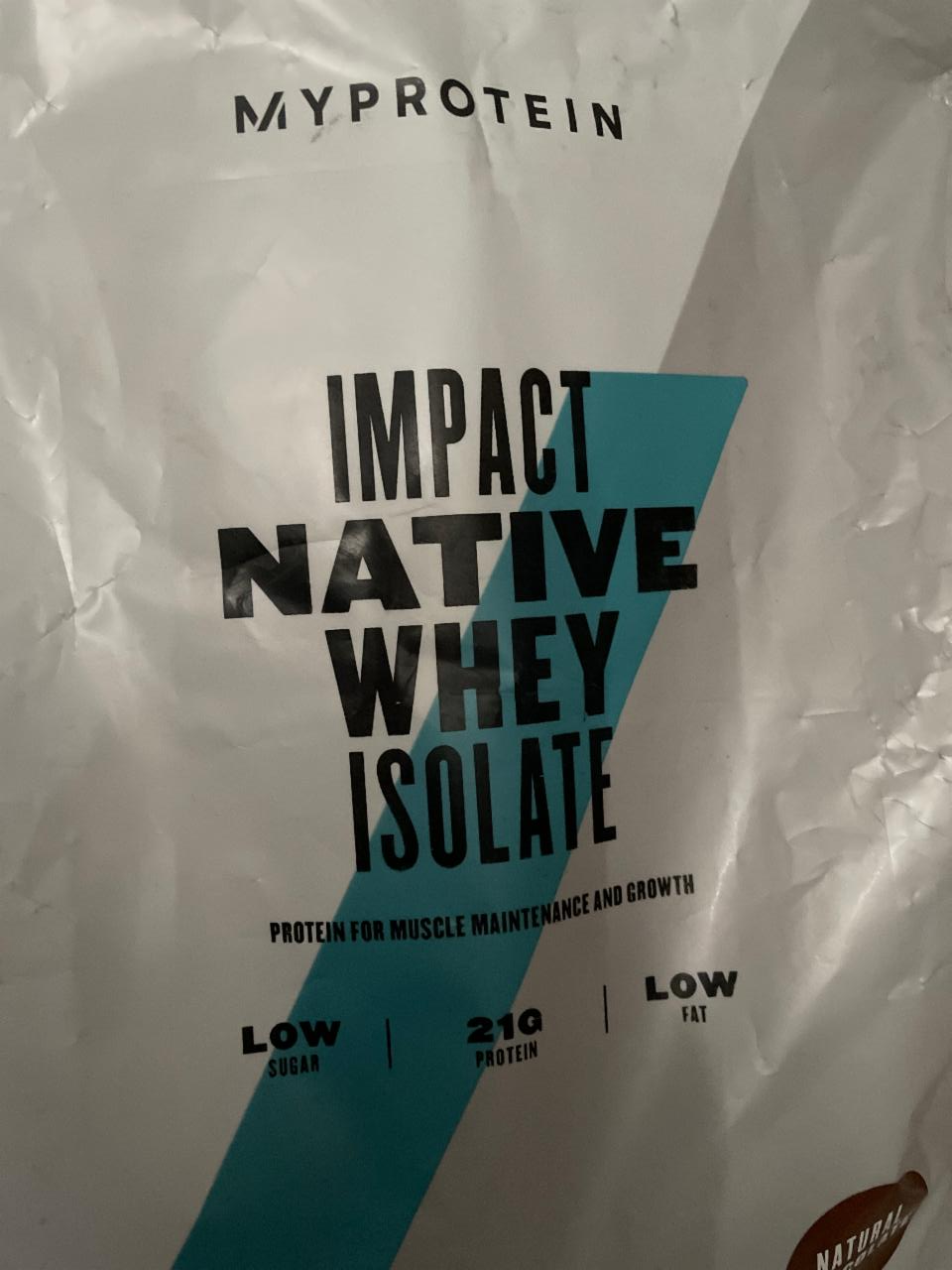 Fotografie - Impact Native Whey Natural Chocolate MYPROTEIN