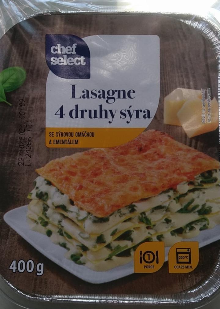 Fotografie - Lasagne 4 druhy syra chef select