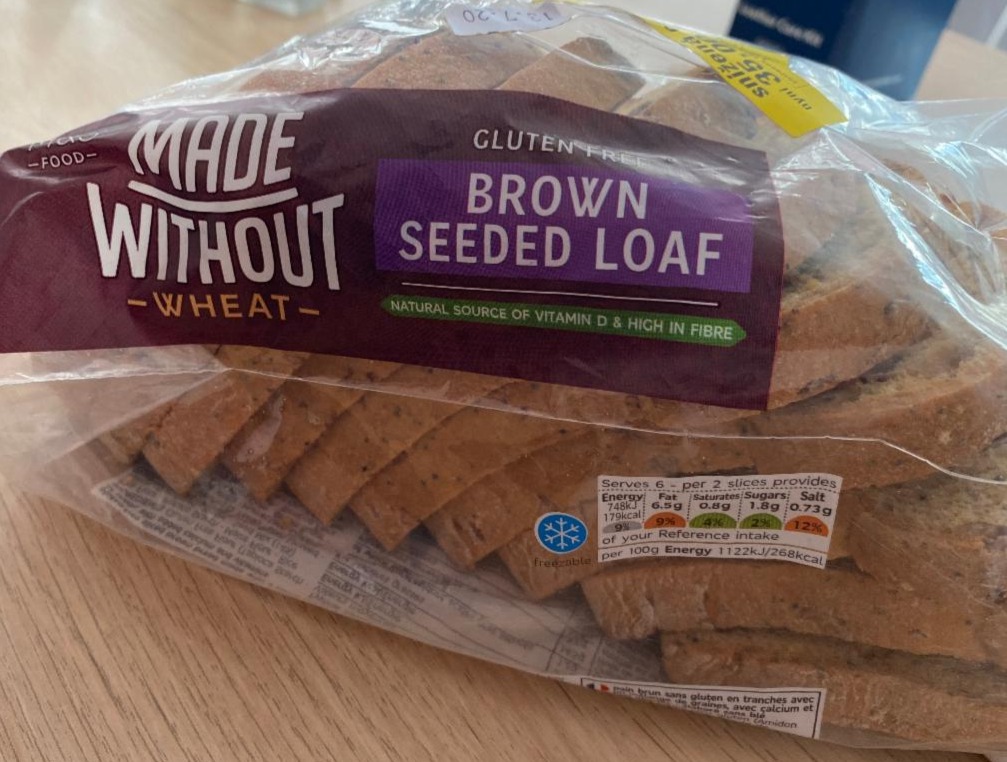 Fotografie - Gluten Free brown seeded loaf M&S