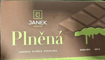 Fotografie - Plněná jankova plněná čokoláda dubajská Janek
