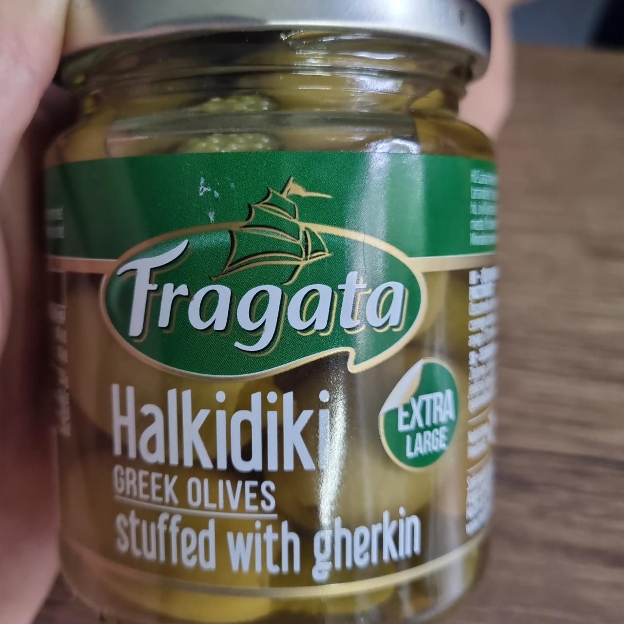 Fotografie - Halkidiki Greek olives stuffed with gherkin Fragata