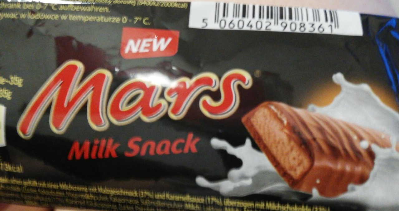 Fotografie - Mars Milk Snack
