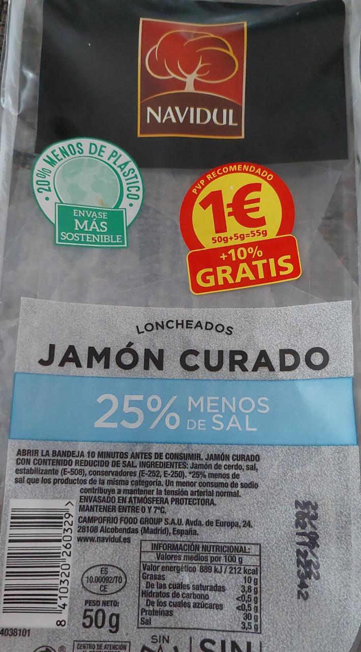 Fotografie - Jamón curado Navidul