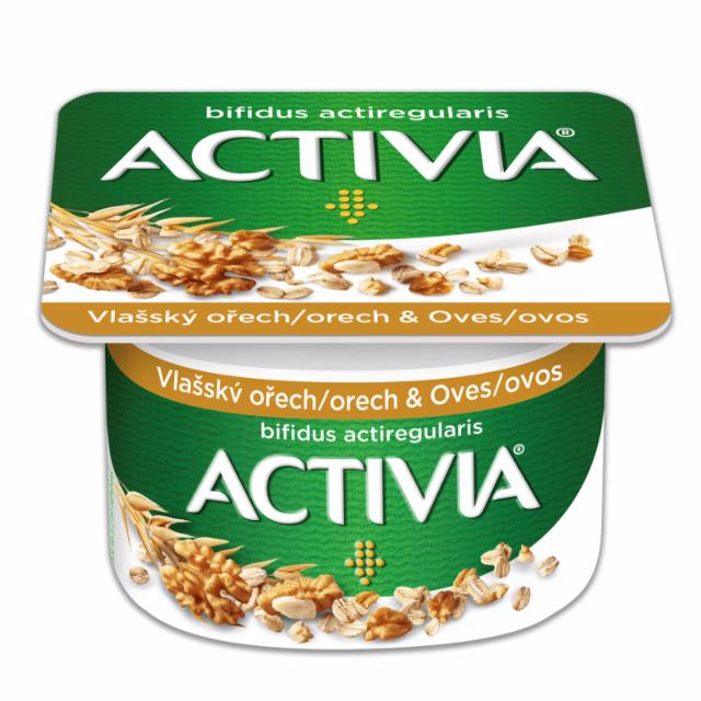Fotografie - Activia Vlašský orech & ovos jogurt