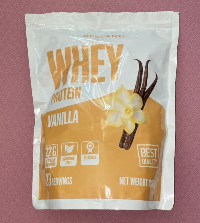 Fotografie - Whey Protein Vanilla Descanti