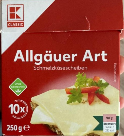 Fotografie - Allgäuer Art K-Classic platkovy syr