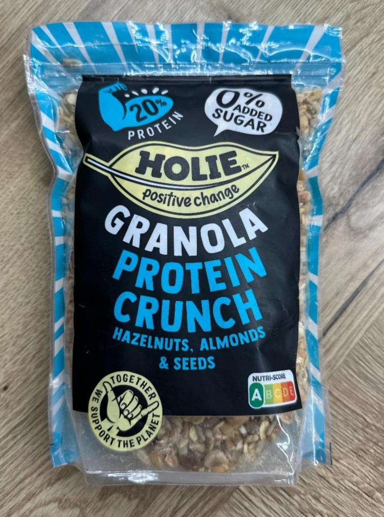 Fotografie - Granola protein crunch hazelnuts, almonds & seeds Holie