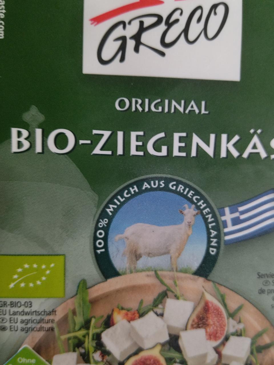 Fotografie - Greco Bio-Ziegenkäse original kozí sýr