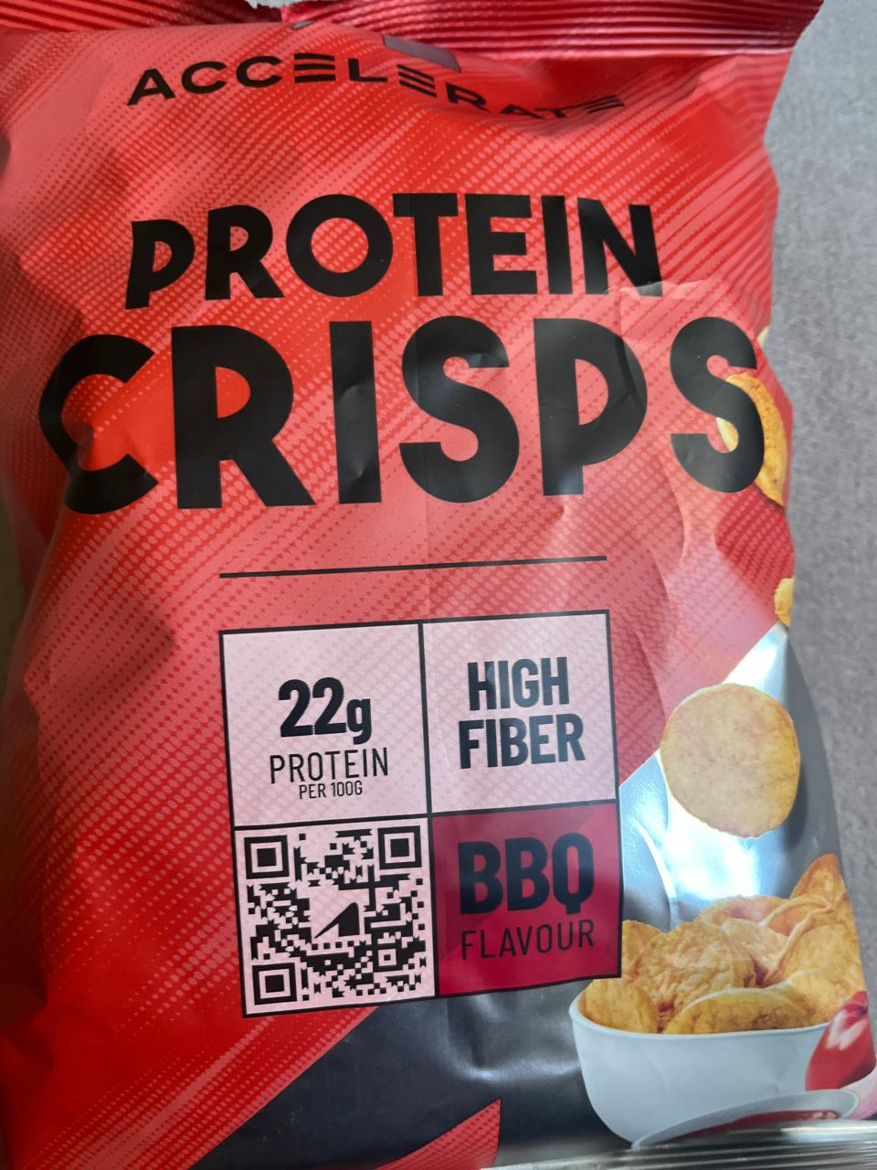 Fotografie - Protein crisps bbq flavour Accelerate