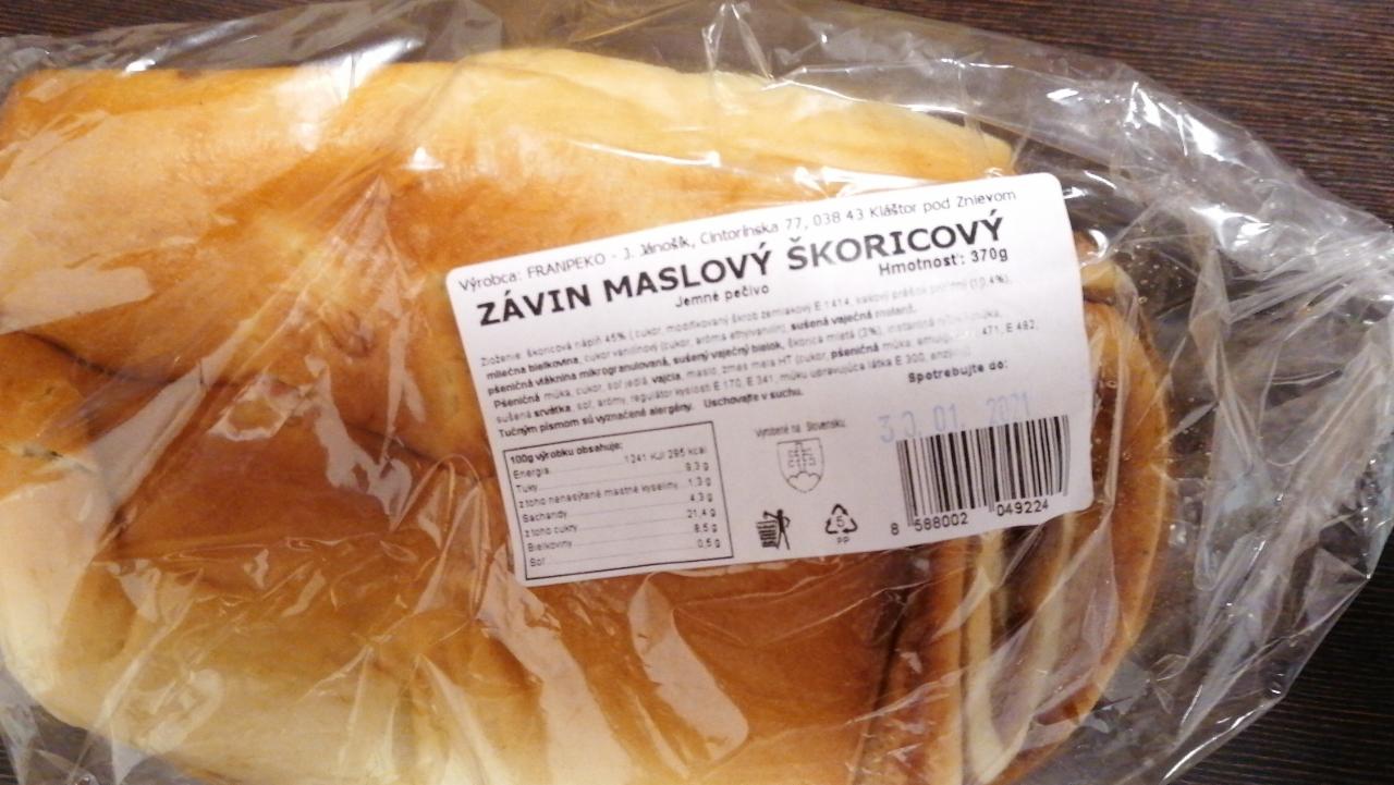 Fotografie - Závin maslovy škoricový