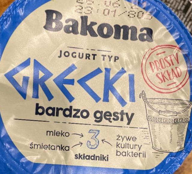 Fotografie - Bakoma Natural Yoghurt Greek Type