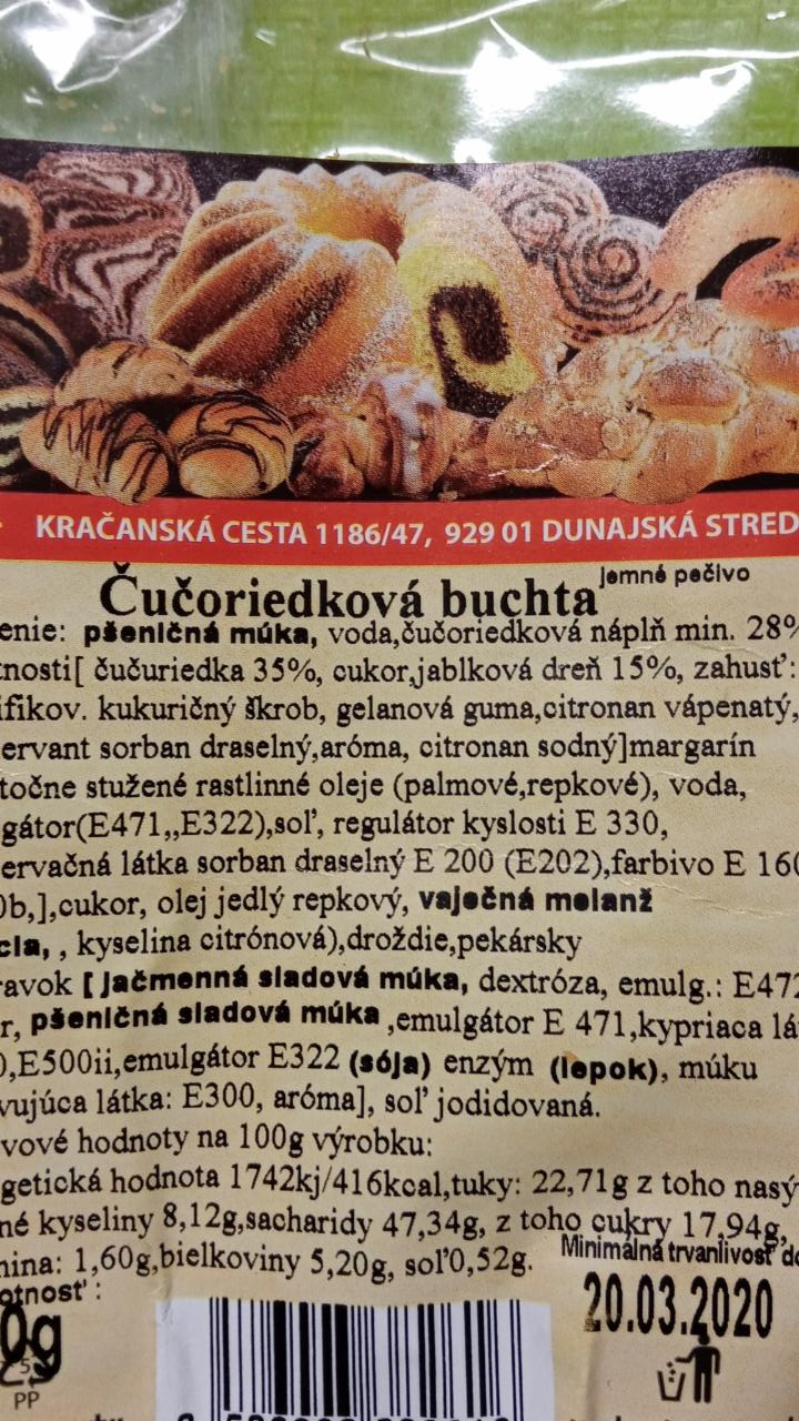 Fotografie - čučoriedková buchta Danubia