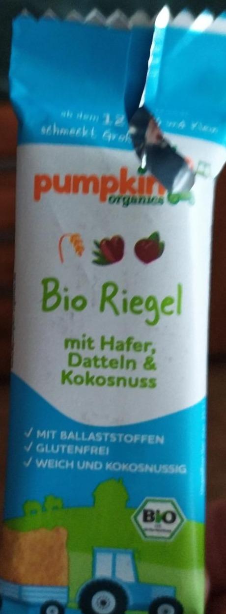 Fotografie - bio riegel mit hafer, datteln and kokosnuss