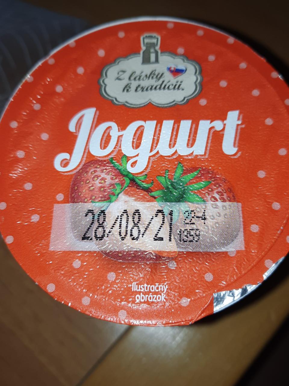 Fotografie - Jogurt Z lasky k tradicii jahoda