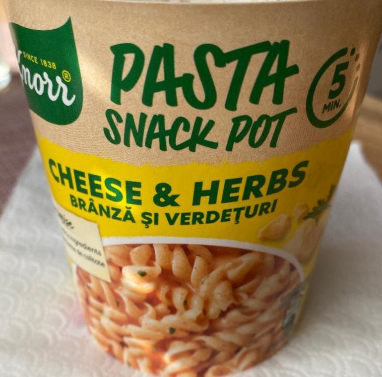 Fotografie - Pasta Snack Pot Cheese & herbs Knorr