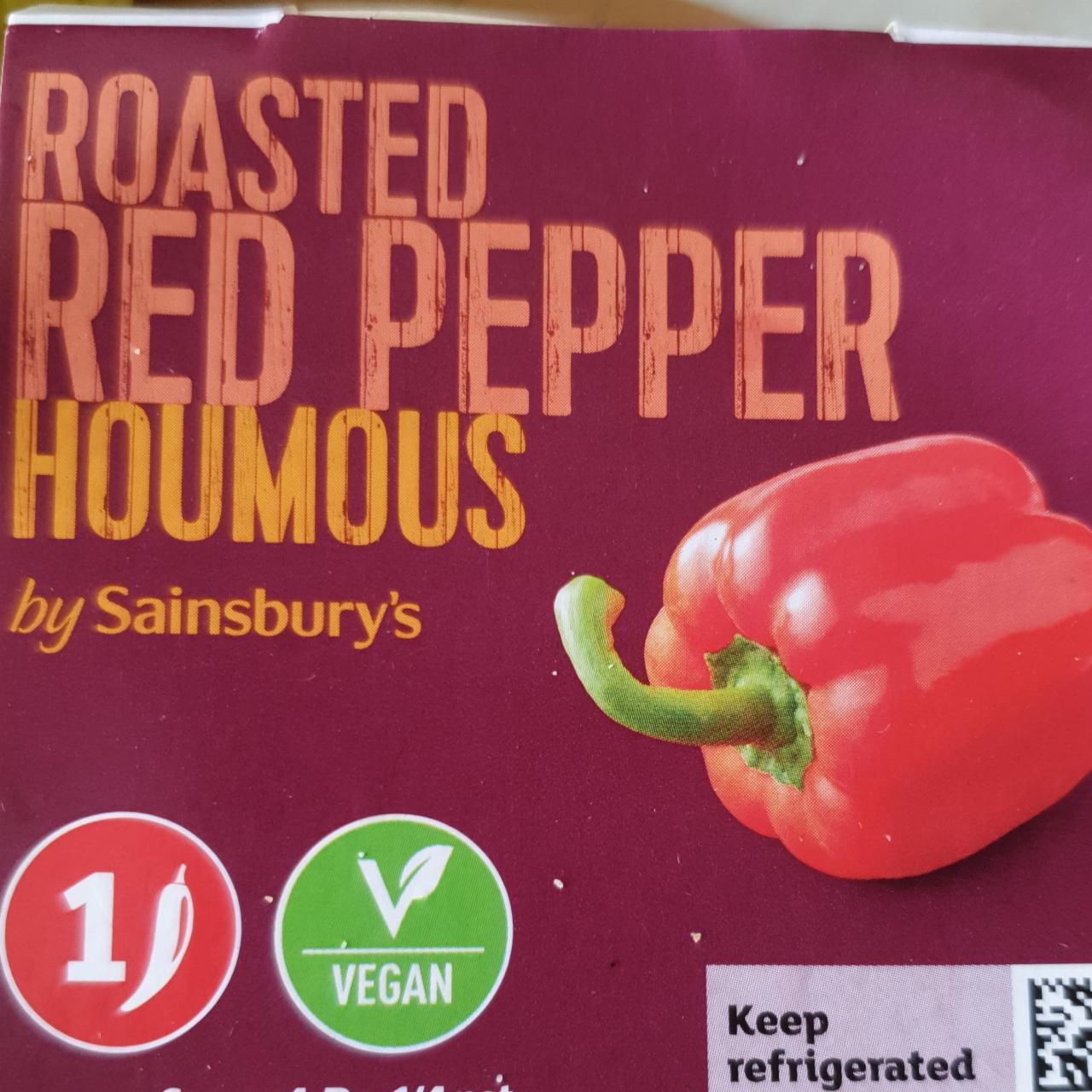 Fotografie - roasted red pepper houmous Sainsburys