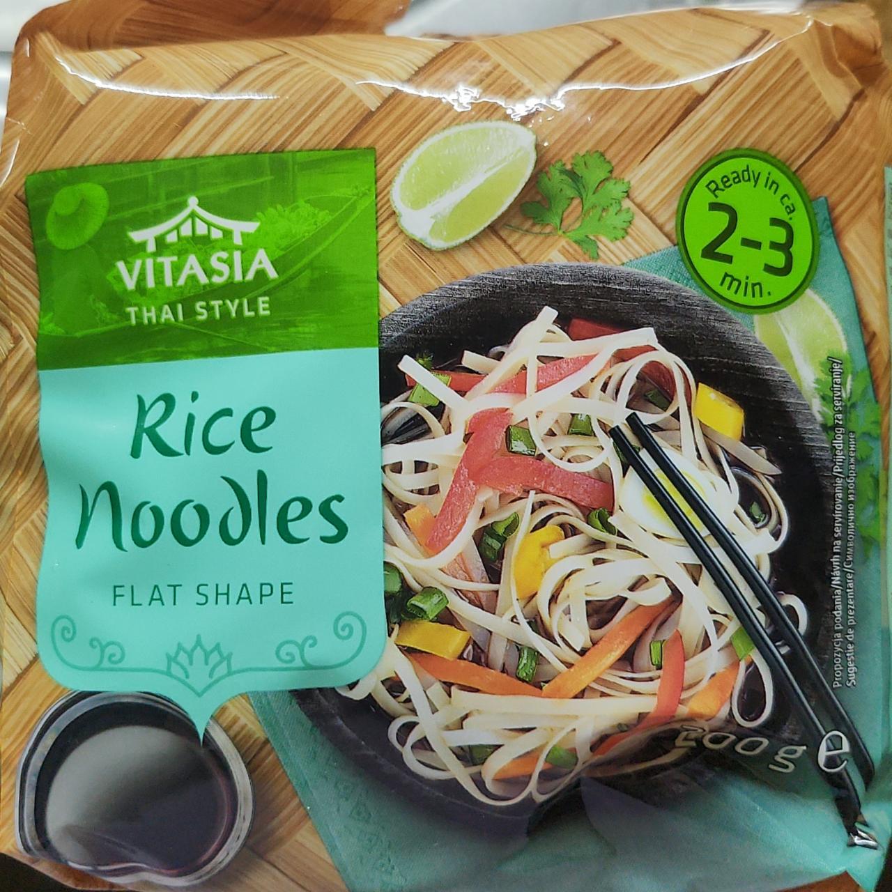 Fotografie - Rice Noodles Flat Shape Vitasia