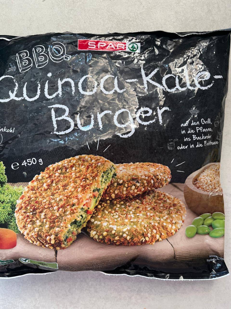 Fotografie - Quinoa-Kale Burger SPAR