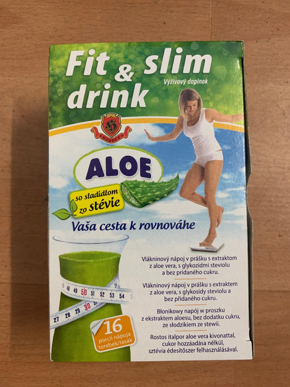 Fotografie - Fit & Slim drink Aloe Herbex