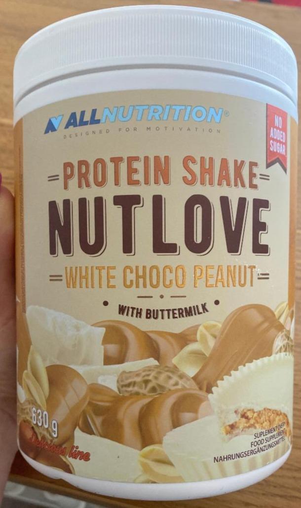 Fotografie - Protein shake Nutlove White choco Peanut Allnutrition