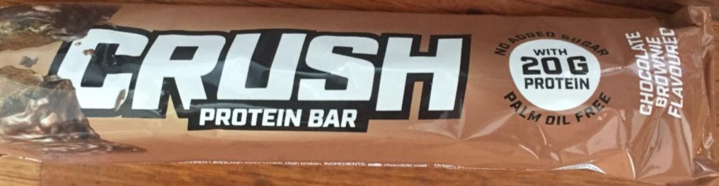 Fotografie - Crush Protein Bar Chocolate Brownie BioTechUSA