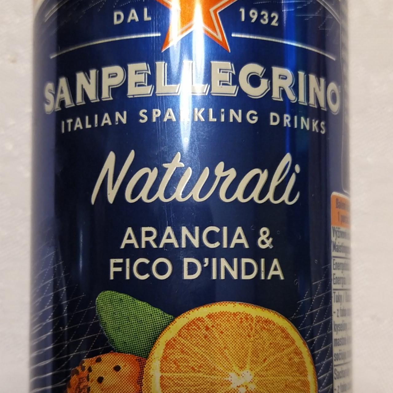 Fotografie - Sanpellegrino Naturali Arancia & Fico d'india