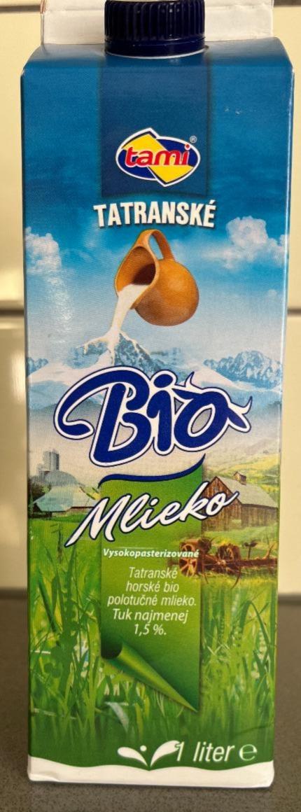 Fotografie - Tatranské BIO mlieko 1,5% Tami