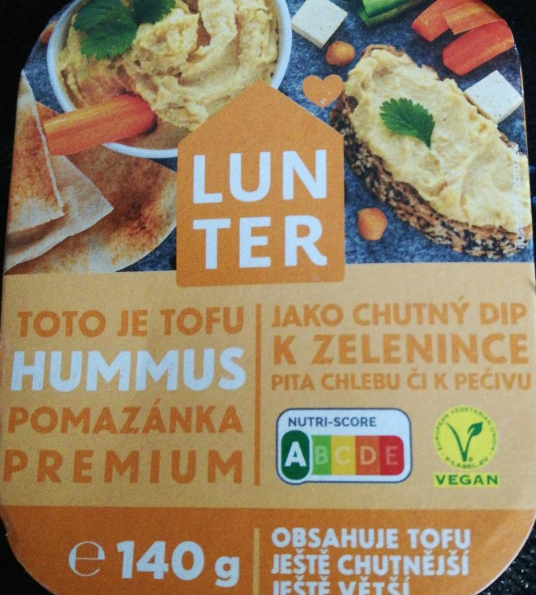 Fotografie - Tofu hummus pomazánka premium Lunter