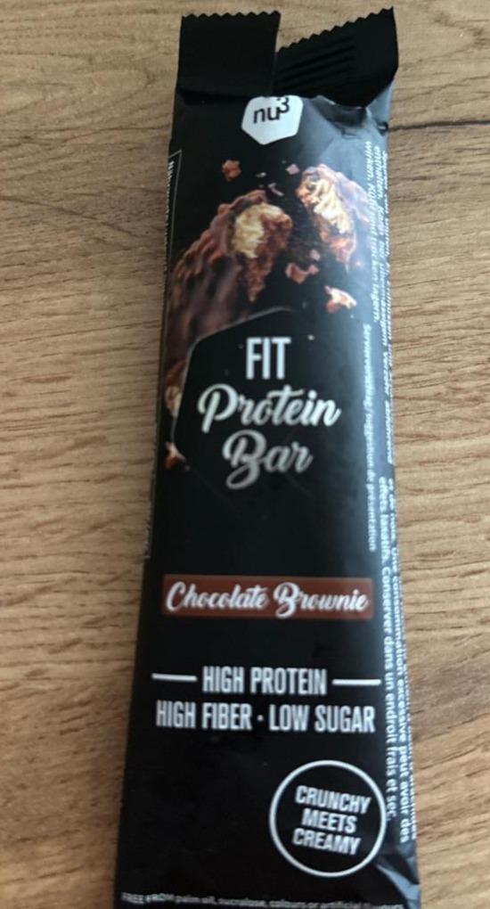 Fotografie - Fit Protein Bar Chocolate Brownie nu3