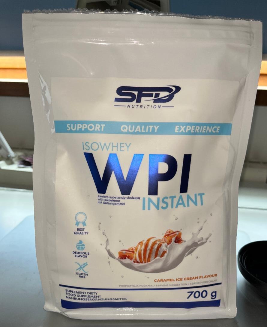 Fotografie - Isowhey WPI Instant Caramel ice cream flavour SFD Nutrition