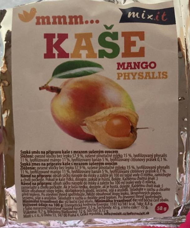 Fotografie - mixit kaše mango physalis